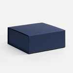 Коробка складная QUADRA FOLD, темно-синяя