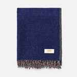 Плед DEVIKA, синий с бежевым