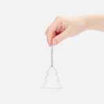 Подвеска «Елочка», 3D-печать, белая