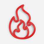 Подвеска INDUSTRY, 3D-печать на заказ, огонь