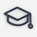 Подвеска INDUSTRY, 3D-печать на заказ, шапочка студента