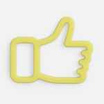 Подвеска CONTOUR, 3D-печать на заказ, лайк