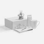 Набор «Планы на счастье», белый с серебристым