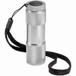 Фонарик AURORA, серебристый