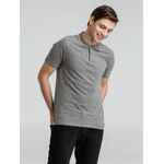 Рубашка поло мужская PANAME MEN черный меланж, размер L