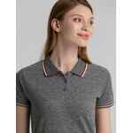 Рубашка поло женская PANAME WOMEN черный меланж, размер S