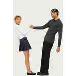 Рубашка поло женская с длинным рукавом PERFECT LSL WOMEN черная, размер S