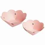 Корзина CORONA, большая, розовая