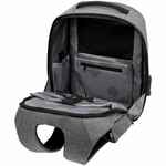 Рюкзак с потайным карманом INGREED, серый