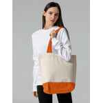 Холщовая сумка SHOPAHOLIC, оранжевая