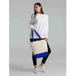 Холщовая сумка SHOPAHOLIC, ярко-синяя