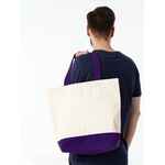 Холщовая сумка SHOPAHOLIC, фиолетовая