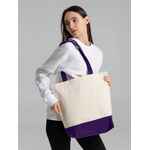 Холщовая сумка SHOPAHOLIC, фиолетовая