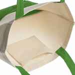 Холщовая сумка SHOPAHOLIC, ярко-зеленая