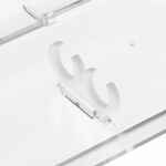 Футляр SERENE для 2 ручек, прозрачный