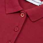 Рубашка поло женская NEPTUNE вишнево-красная, размер S