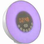 Лампа-колонка DREAMTIME для пробуждения светом и музыкой, белая