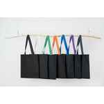 Холщовая сумка BRIGHTONE, черная с черными ручками