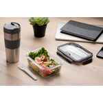 Ланчбокс HARD WORK, серый