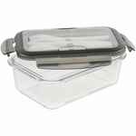 Ланчбокс HARD WORK, серый