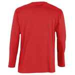 Футболка мужская с длинным рукавом MONARCH 150 красная, размер S