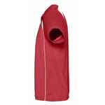 Спортивная рубашка поло PALLADIUM 140 красная с белым, размер M