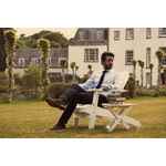 Рубашка мужская в полоску RENO, серая, размер S