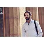 Рубашка мужская в клетку TRIBECA, черная, размер S