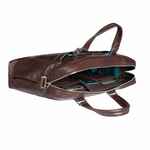 Сумка для ноутбука PIQUADRO BLUE SQUARE, красно-коричневая