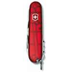 Офицерский нож CLIMBER 91, прозрачный красный