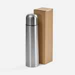 Термос PLAIN 1000, серебристый