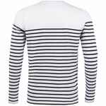 Футболка мужская с длинным рукавом MATELOT LSL MEN, белая с темно-синим, размер S