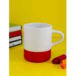 Кружка с силиконовой подставкой PROTEGE, красная