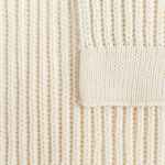 Плед SHIRR, молочно-белый