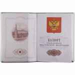 Обложка для паспорта DORSET, серая