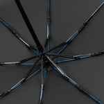 Зонт складной AOC MINI с цветными спицами, синий