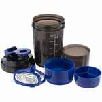 Спортивный шейкер TONUS, черно-синий