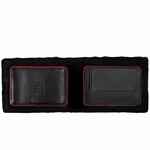 Кошелек PARTINICO, черный с красным