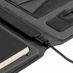 Органайзер с блокнотом и аккумулятором OIRO, черный