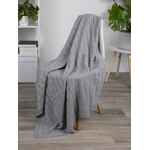 Плед TRENZA, светло-серый