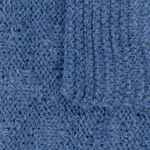 Плед SNIPPET, синий меланж (джинс)