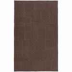 Плед SNIPPET, коричневый меланж