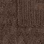 Плед SNIPPET, коричневый меланж