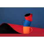 Кружка SURPRISE TOUCH BLACK с покрытием софт-тач, синяя