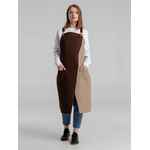 Фартук PICANTE, коричневый с бежевым