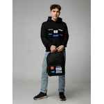 Рюкзак PATCH CATCHER с карманом из липучки, черный