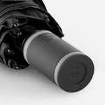 Зонт складной AOC MINI с цветными спицами, серый