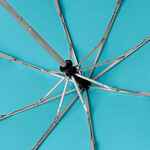 Зонт складной AOC, бирюзовый