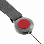 Чехол для карточки с лентой и ретрактором DEVON, красный