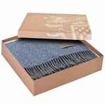 Плед AREQUIPA, серо-голубой